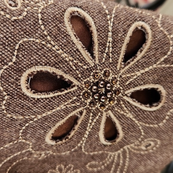 VTG Brown Tweed Wool-blend YOU ARE YOU Knee-length Skirt (L) - Picture 9 of 15